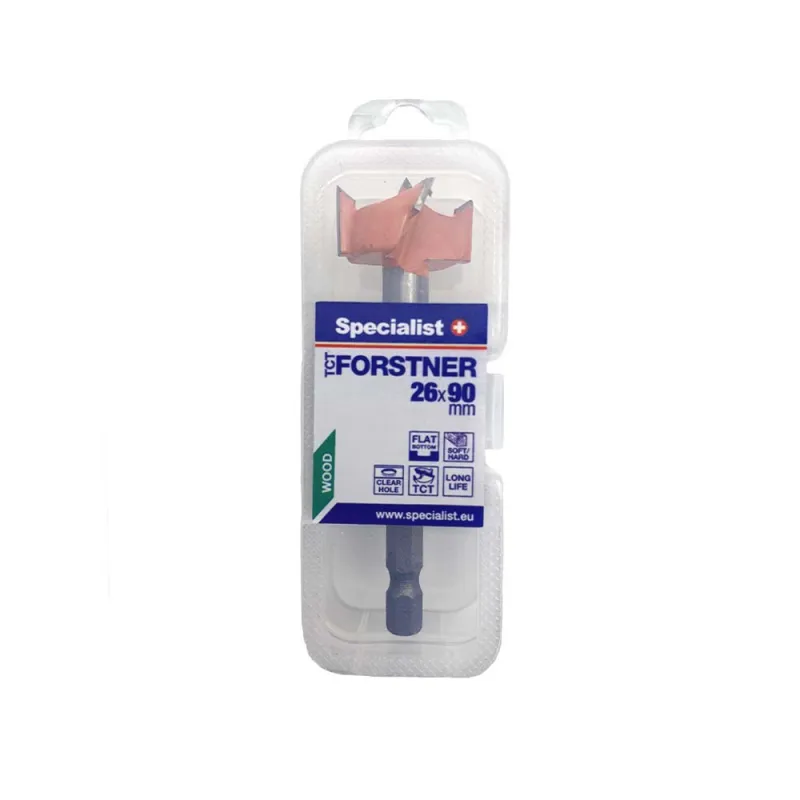 SPECIALIST+ Forstnera frēze, 26 x 90