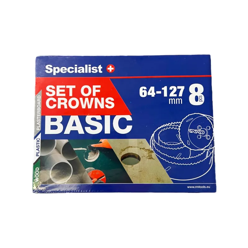 SPECIALIST+ urbju karūnu komplekts, 8 gab
