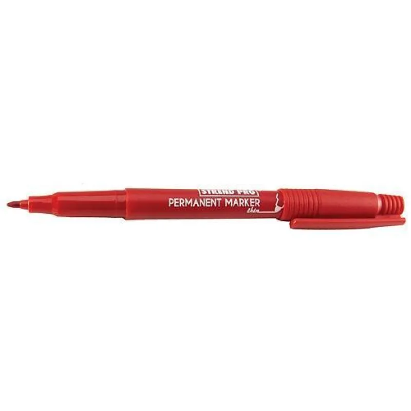 Strend Pro Sarkans permanents marķieris, 2