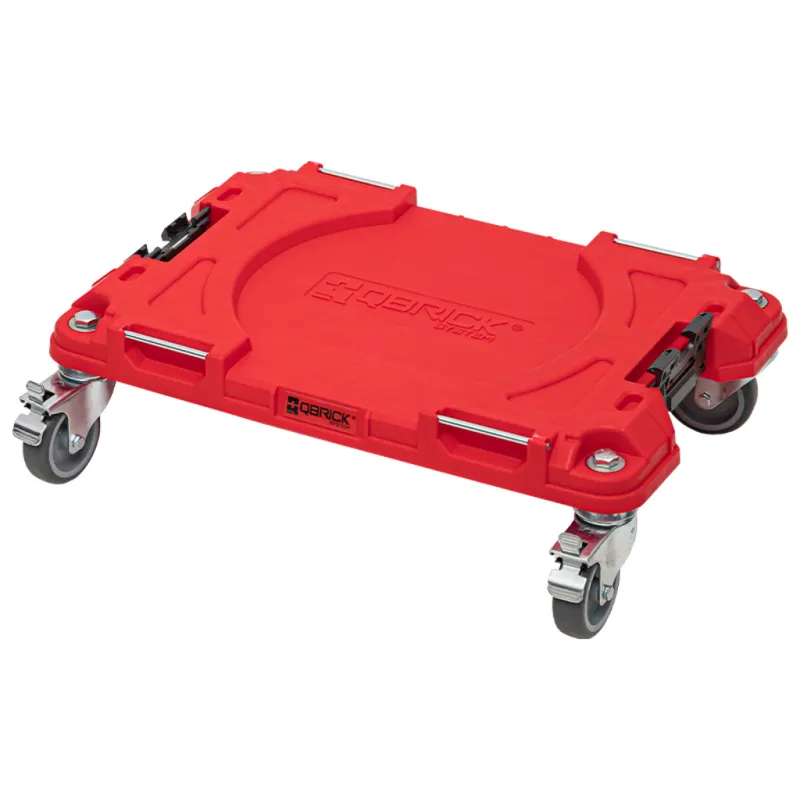 QBRICK PRO transportēšanas platforma — sarkana