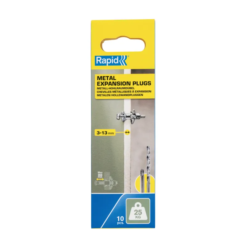 Enkuri 3–13 mm biezām sienelēm, Rapid