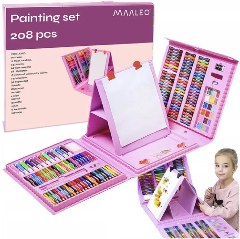 Maaleo 208 daļu gleznošanas komplekts universālā