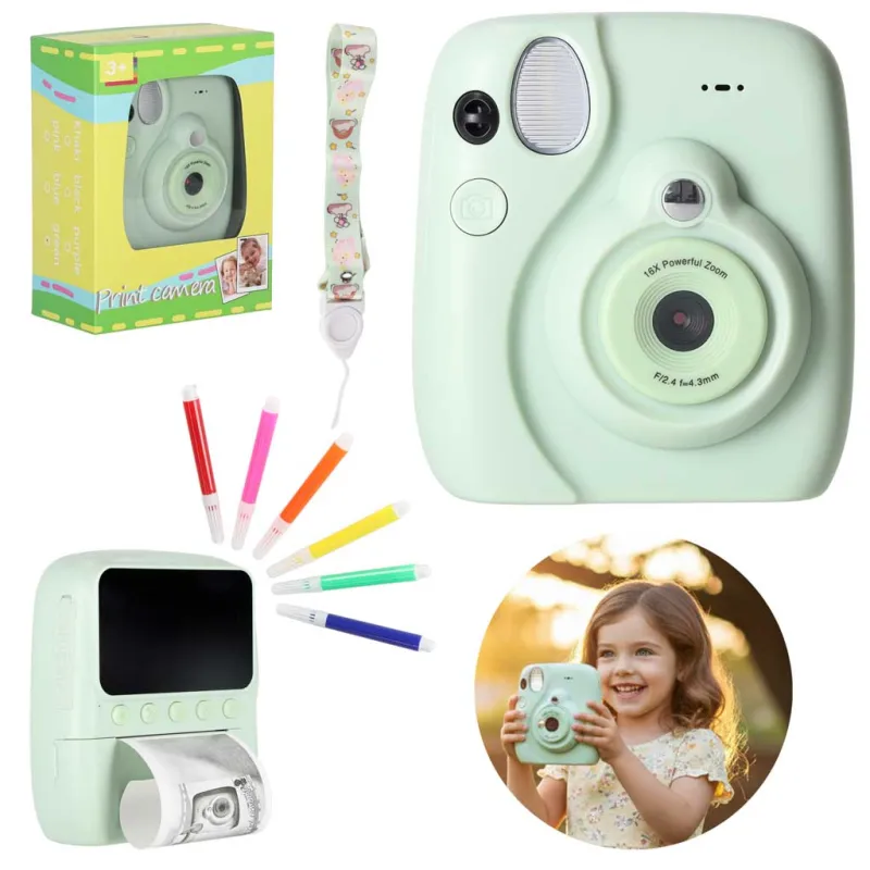 Ikonka Digitālais instant fotoaparāts 16x 128GB