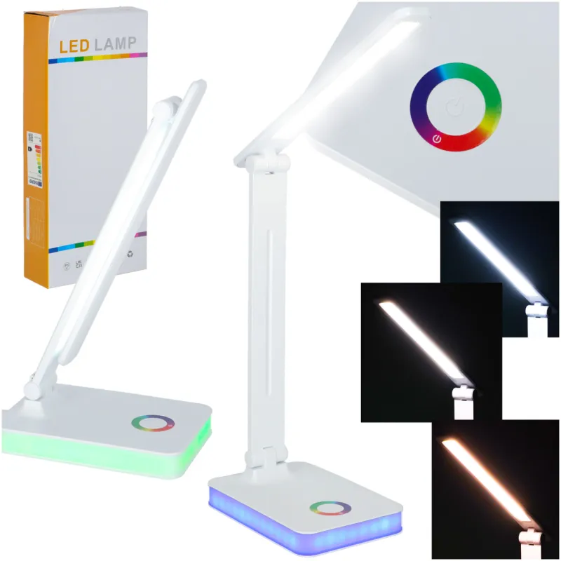 Lumela LED galda lampa salokāma touch