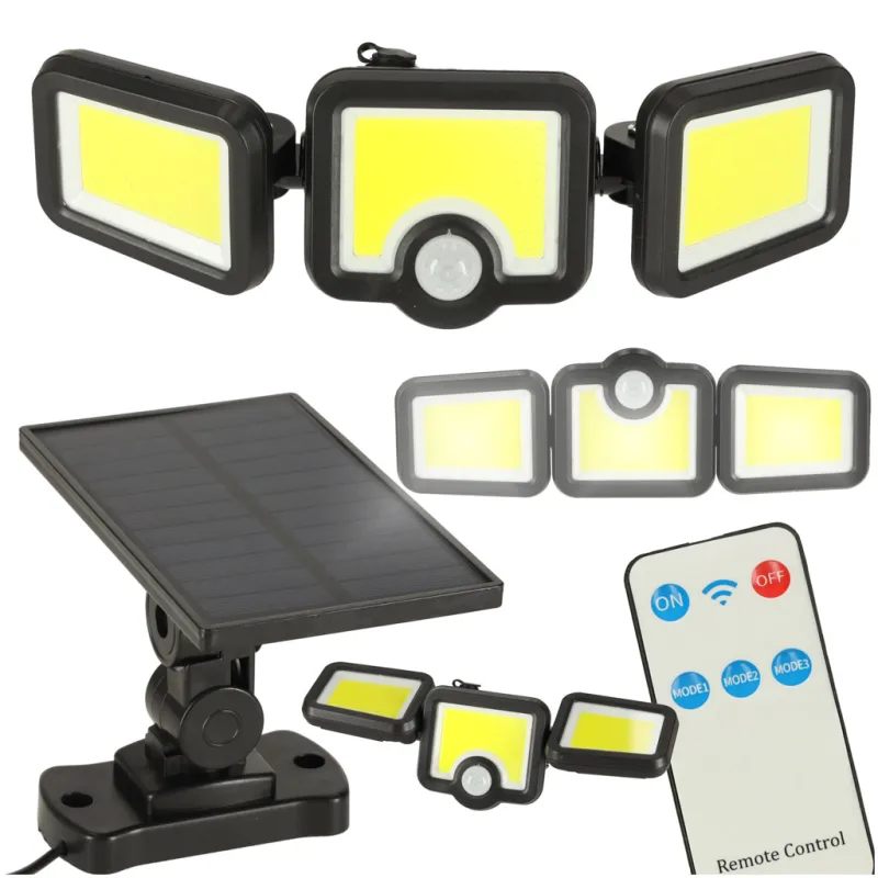 Ikonka LED saules lampa 3in1 ar