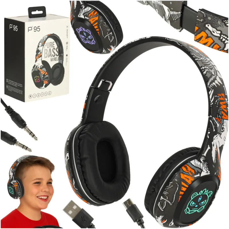 Ikonka Bluetooth bezvadu austiņas Gaming Sport