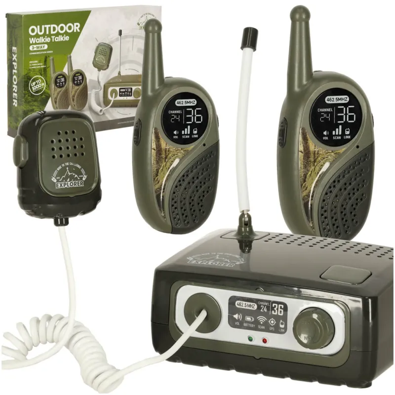 Ikonka Walkie Talkie ratiņu komplekts ar