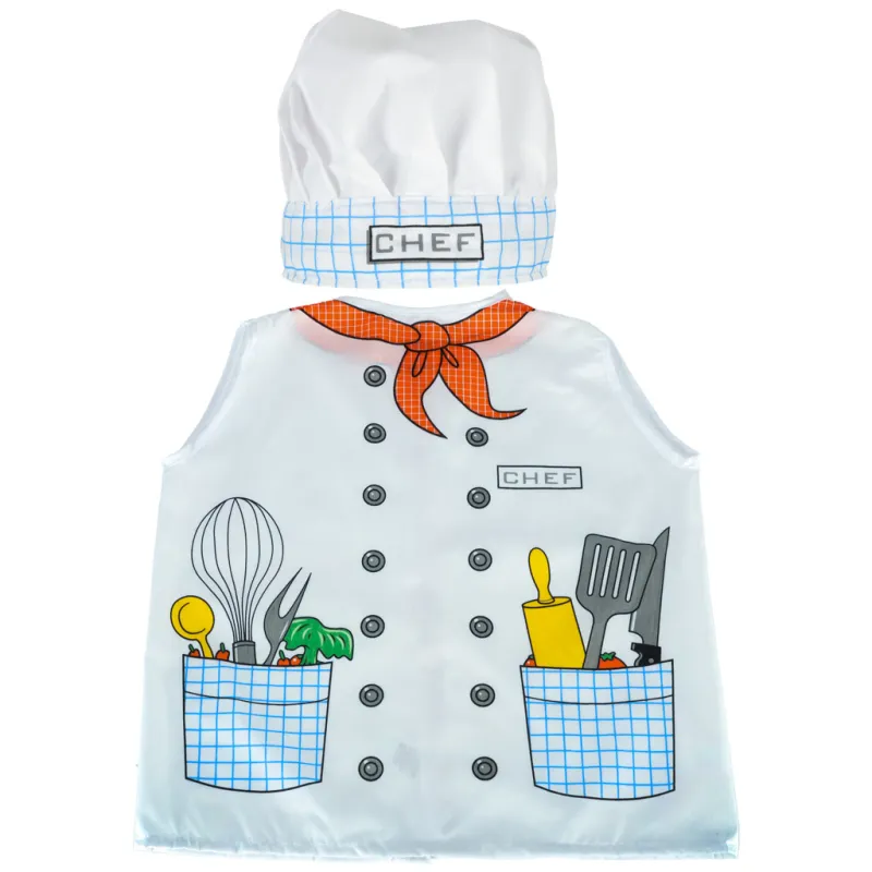 Ikonka Kostīms karnevāla pavārs cepējs 3-8