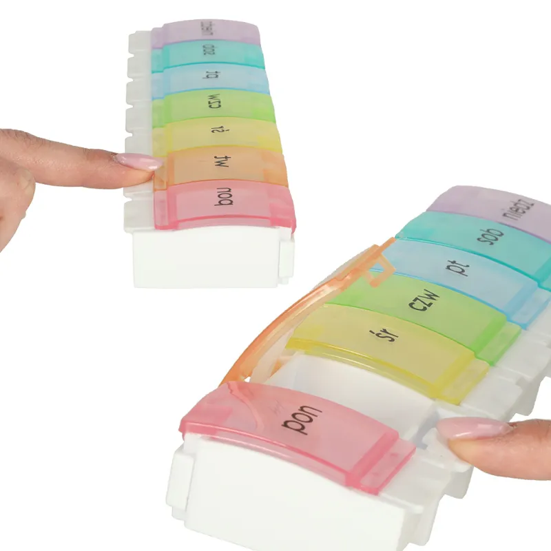 Ikonka Nedēļas tablešu organizatora konteiners 7