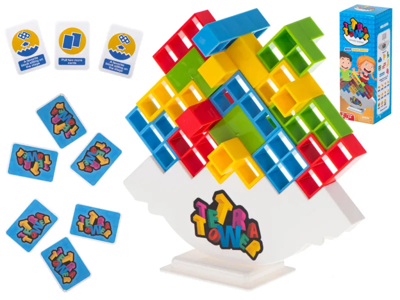 Ikonka Tetris puzzle balansēšanas bloki puzzle