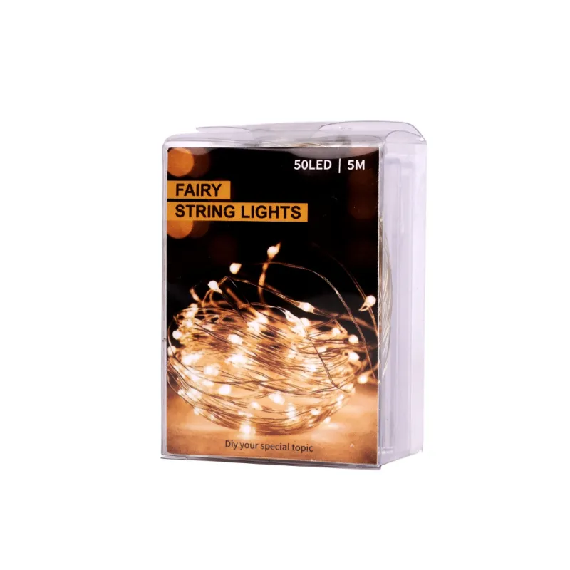 Ikonka LED dekoratīvās vadu gaismas 5m