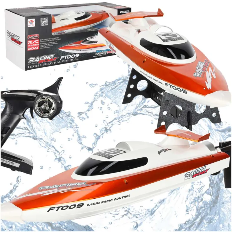 Ikonka RC tālvadības laiva FT009 oranža