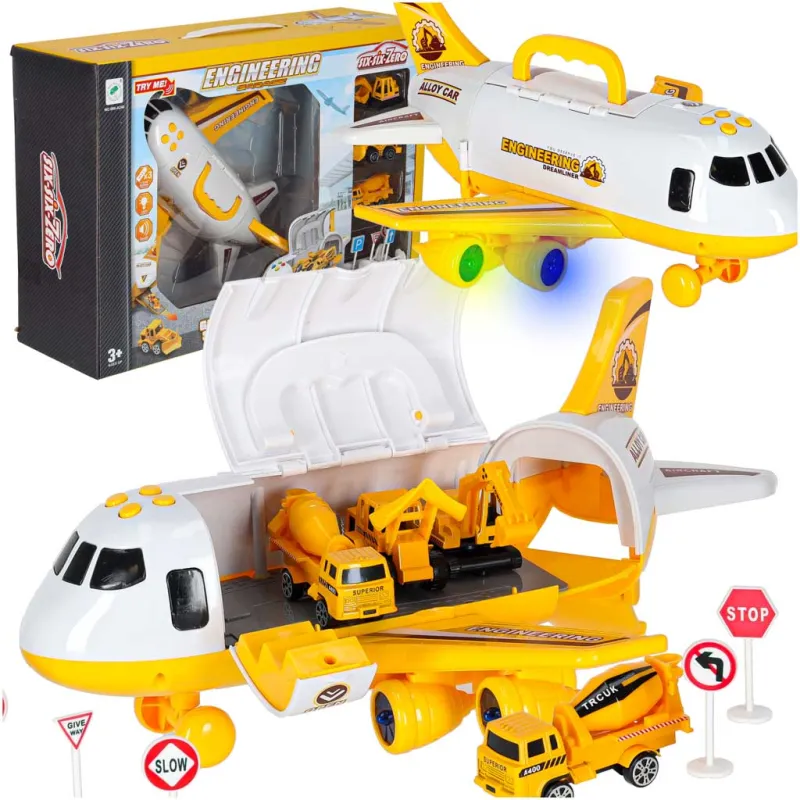 Ikonka Transportera lidmašīna + 3 celtniecības