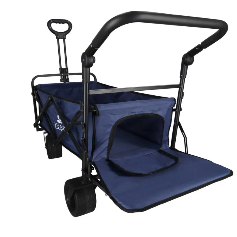 LUARO pludmales transporta ratiņi saliekami ar