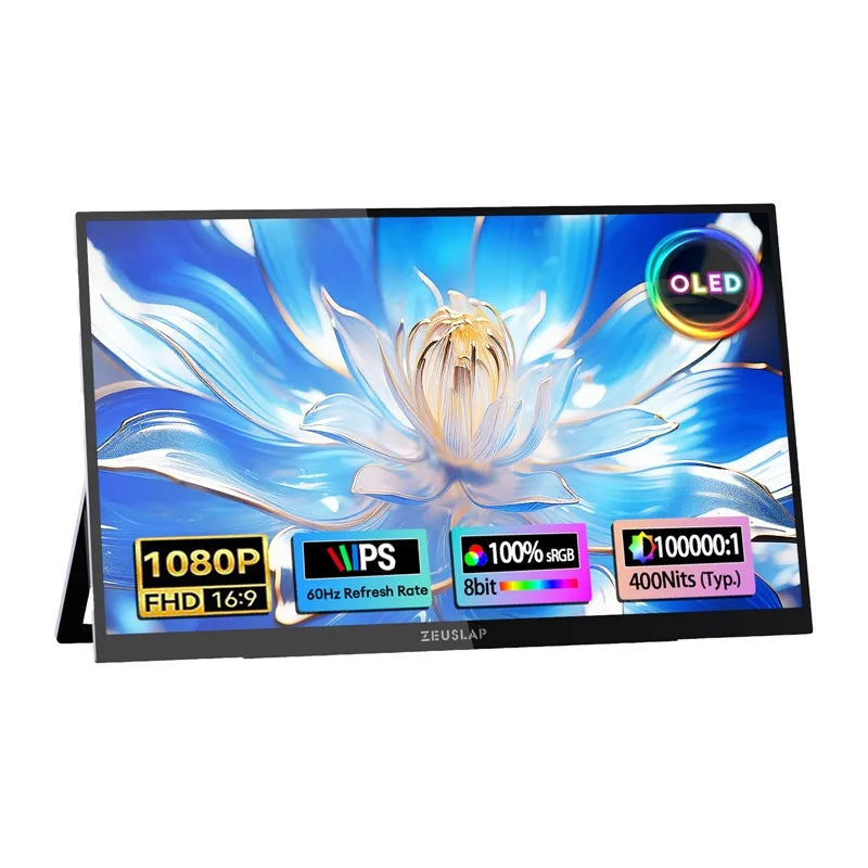 ZEUSLAP OL133ED portatīvais monitors ar 13