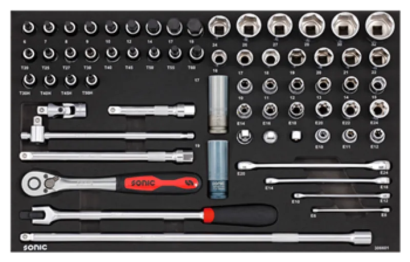 Sonic Equipment Galvu komplekts 1/2" ratiņiem