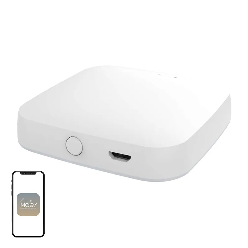 MOES ZHUB-W universāla ZigBee/Wi‑Fi vārteja -