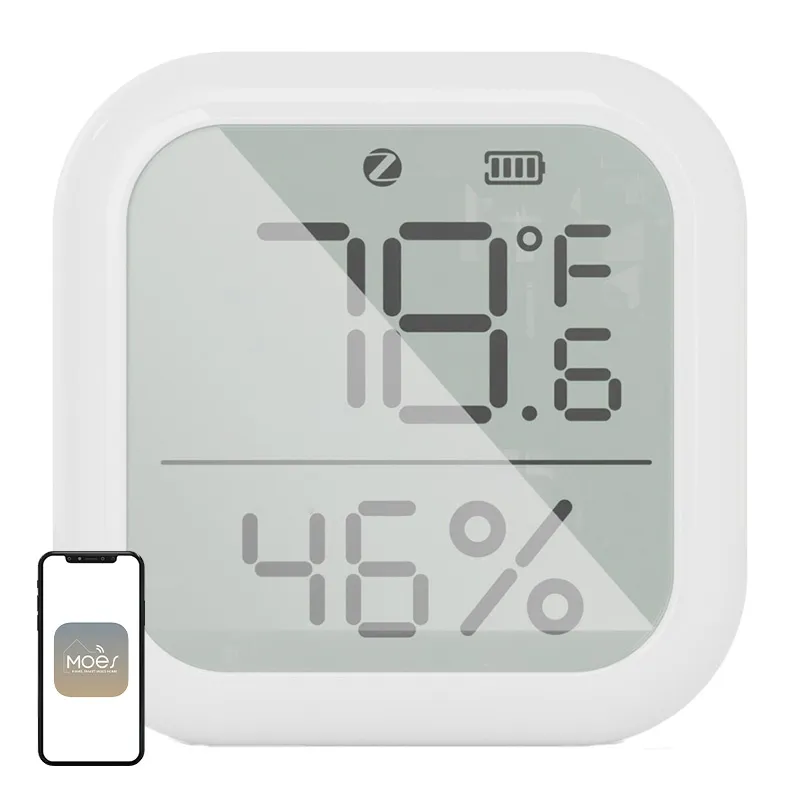 MOES ZSS-KB-TH-LF-C ZigBee LCD Temperature and