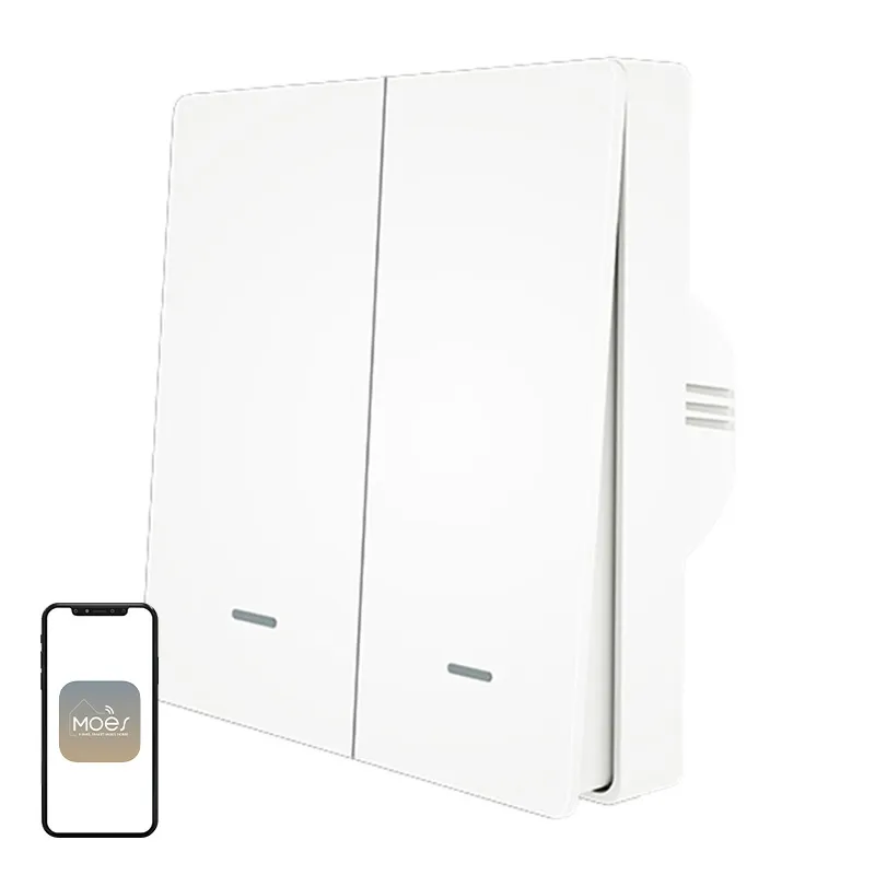 MOES ZS-B-EU2 ZigBee 2-kanālu universālais gaismas