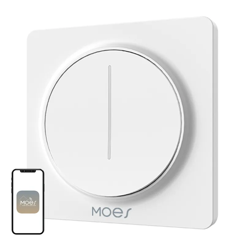 MOES ZS-SY-EUD-WH ZigBee gaismas regulators (balts)