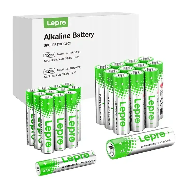 LEPRO 130003-24 AA/AAA universālas alkalīnās baterijas