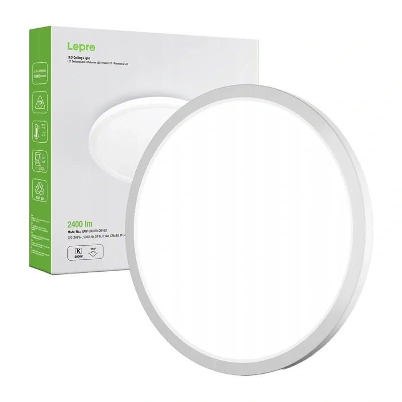 LEPRO 1500039-DW-EU 24W 2400lm universāla griestu