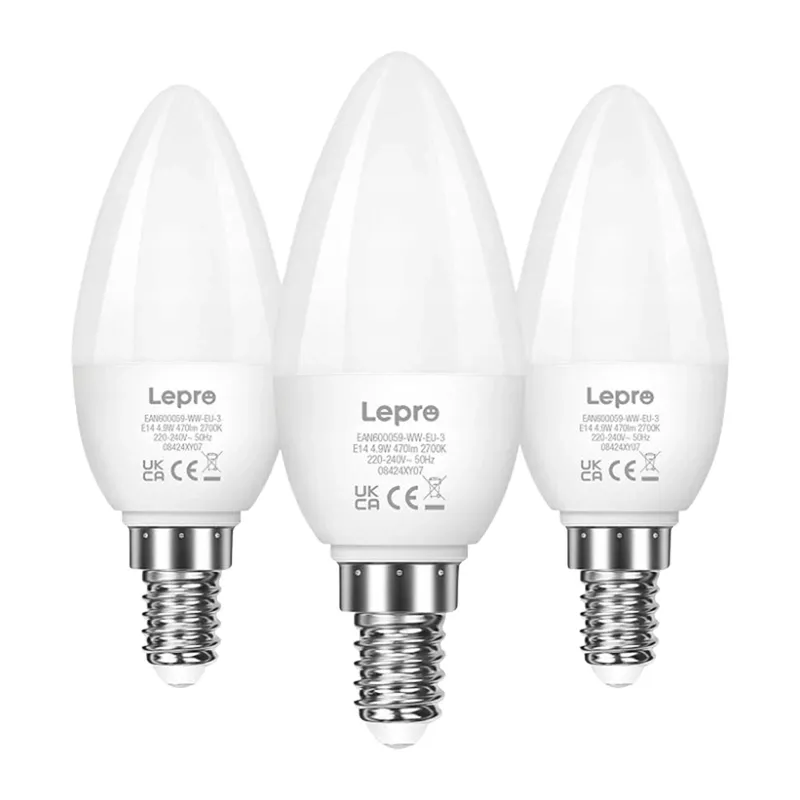 LEPRO 600059-WW-EU-3 LED spuldze, E14, C37