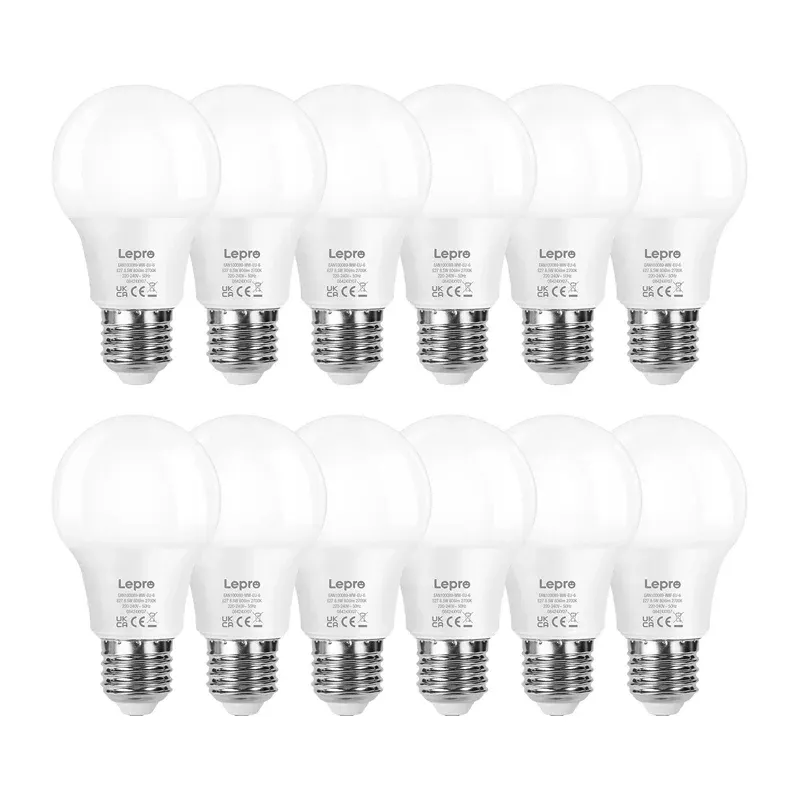 LEPRO 100089-WW-EU-12 LED Bulb, E27, A60