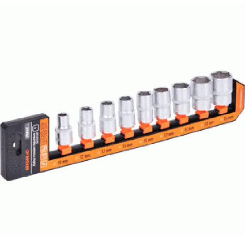 Muciņu komplekts 11 gab. (1/2", 6-stūru