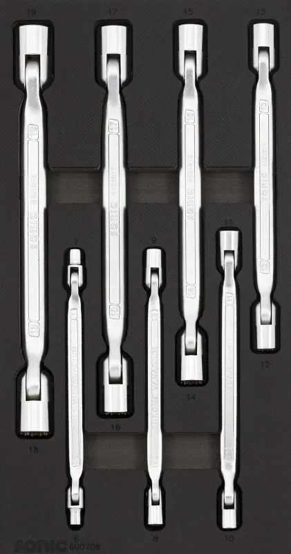 Sonic Equipment Uzgriežņu atslēgu ar šarnīra