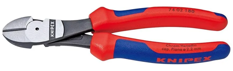 Pastiprinātas sānu griešanas knaibles 180mm (74