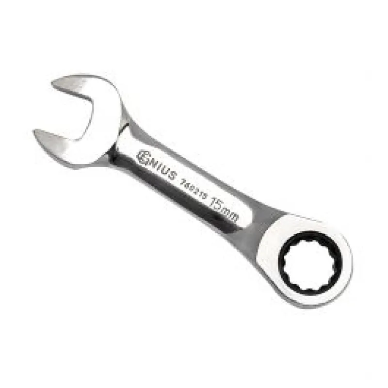 Genius Tools Īsā kombinētā rācenes uzgriežņu