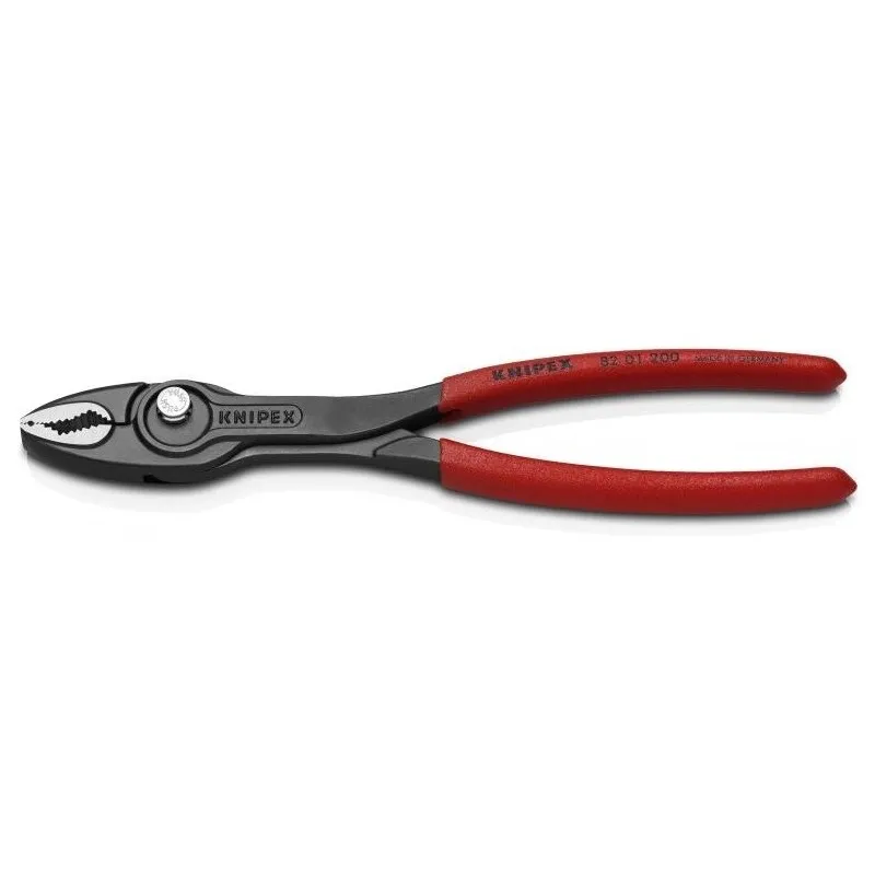 KNIPEX TwinGrip bīdāmās plakanknaibles 200 mm