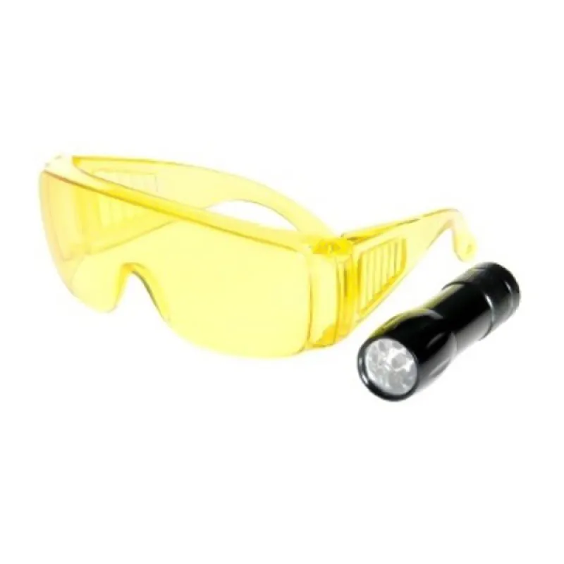 UV LED MINI lampa 9V ar