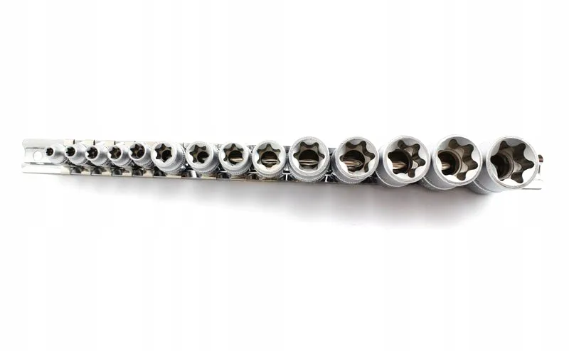 Zvaigznes (E-TORX) muciņu komplekts 1/4", 3/8&quot