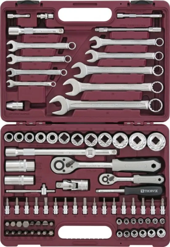Instrumentu komplekts 1/4"+1/2" DR, 82