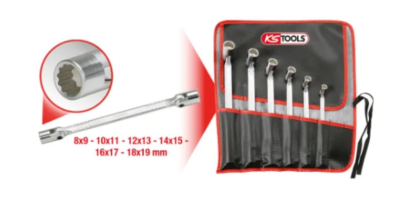 KS Tools lokāmo galviņu kombinēto terkšķa