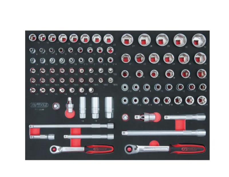 KS Tools Instrumentu komplekts ratiņiem, 98