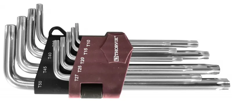 Garu T-TORX (ar atveri) atslēgu komplekts