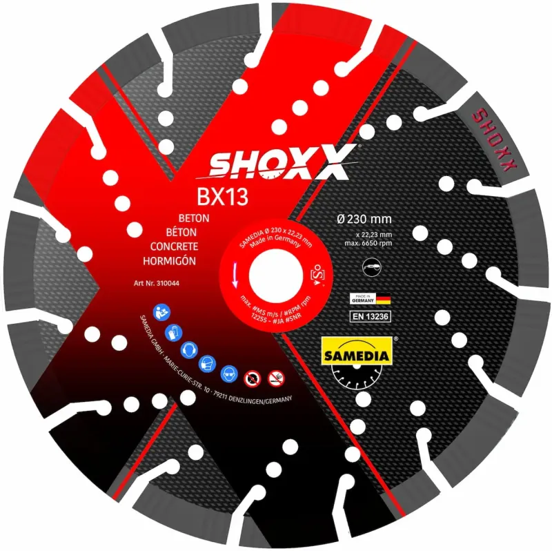 Dimanta griešanas disks SHOXX BX13 350x20