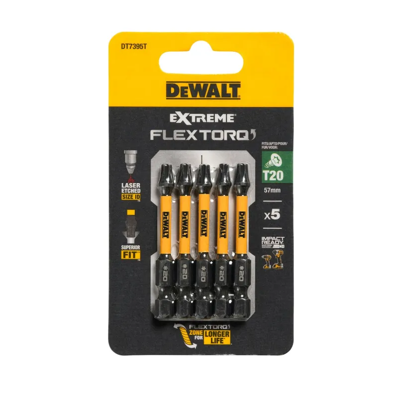Skrūvgriežu uzgaļi FLEXTORQ T20 57 mm
