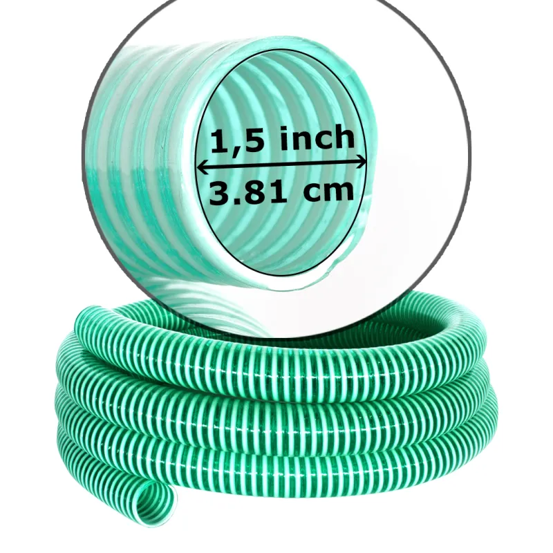 Waspper PVC iesūkšanas šļūtene 1,5"