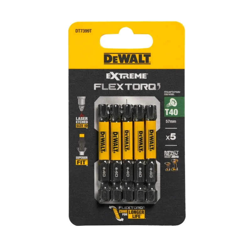 FLEXTORQ T40 57 mm skrūvgriežu uzgaļi