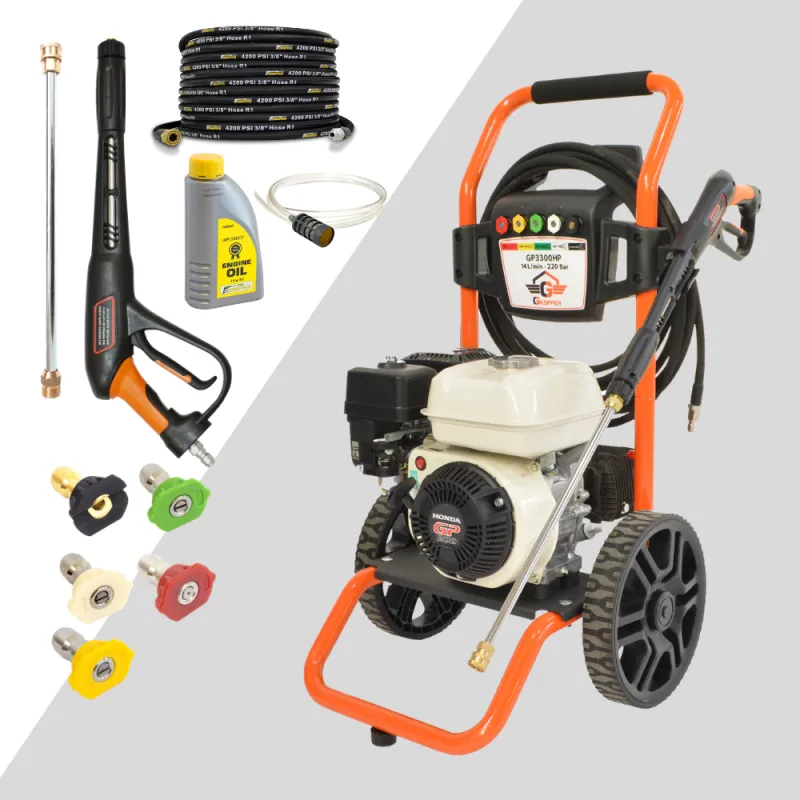 Waspper Gaspper GP3300HP Profesionālais augstspiediena tīrītājs