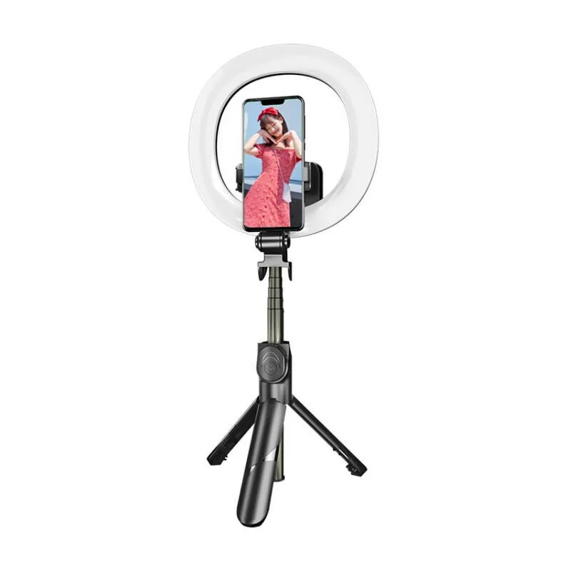 Puluz Selfie stick/tripod ar LED gredzenu