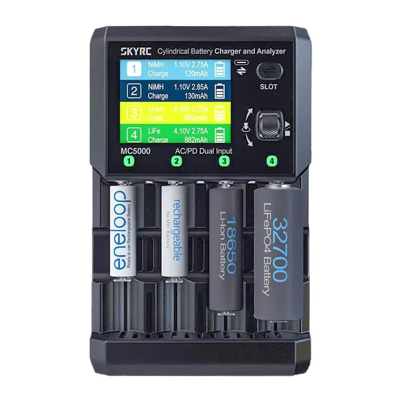 SkyRC MC5000 universāls USB-C akumulatoru lādētājs