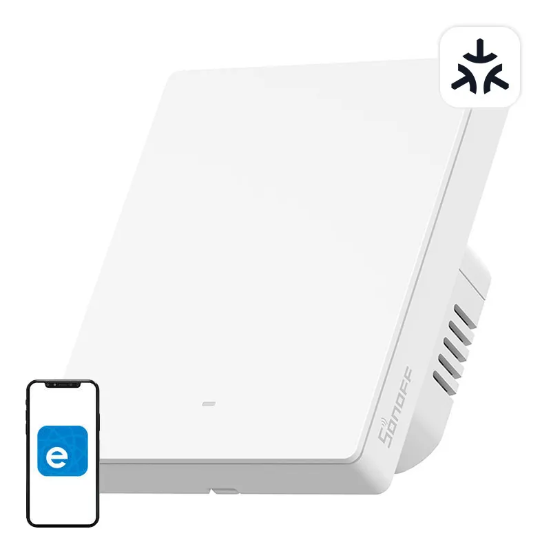 Inteliģentā sienas slēdzis SONOFF M5-1C-80W Matter