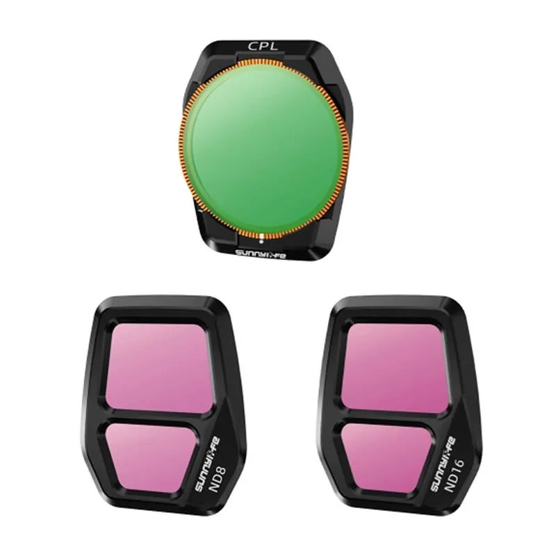 Sunnylife A3S-FI925CPL regulējams objektīva filtrs, CPL+ND8+ND16