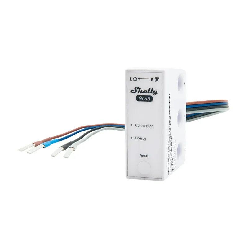 Shelly 3EM-63W Gen3 1/3-kanāla WiFi enerģijas