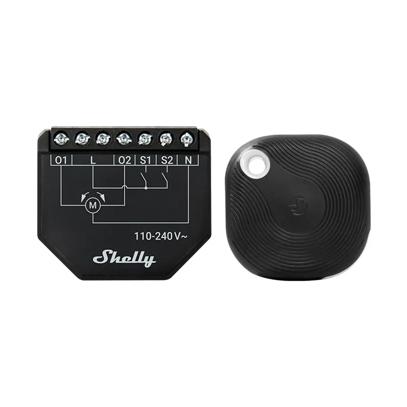WiFi Shelly Shutter + BLU Button
